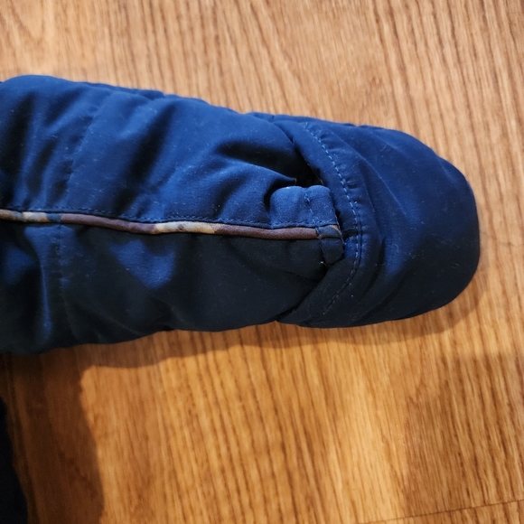 London Fog Navy Blue Snowsuit Size 6-9 mo. Like New - Picture 3 of 11